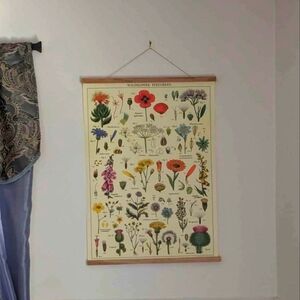 Framed Wildflower Wall Art Hanging poster
